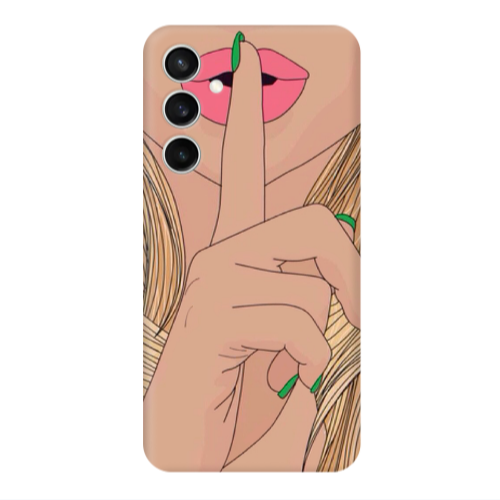 Samsung S24 FE Shut up Transparent Silicone TPU Θήκη