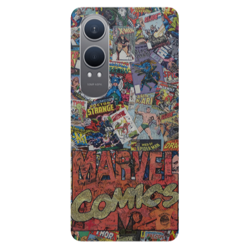 Oneplus Nord Ce 4 lite Marvel comics Transparent Silicone TPU Θήκη