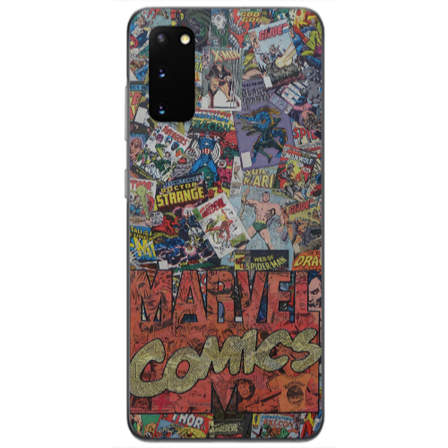 Samsung S20 Marvel comics Transparent Silicone TPU Θήκη
