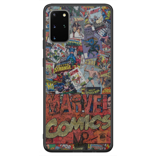 Samsung S20 FE Marvel comics Black Glossy Θήκη