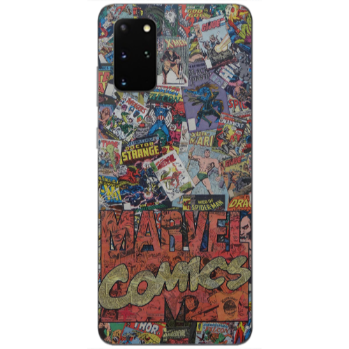 Samsung S20 Plus Marvel comics Transparent Silicone TPU Θήκη