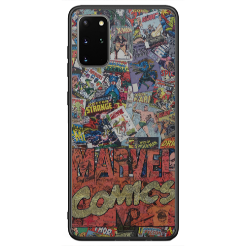 Samsung S20 Plus Marvel comics Black Glossy Θήκη