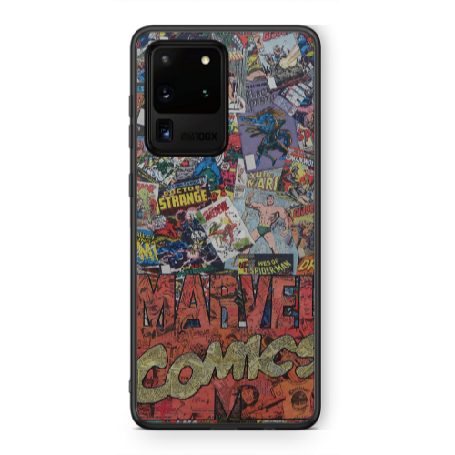 Samsung S20 Ultra Marvel comics Black Glossy Θήκη
