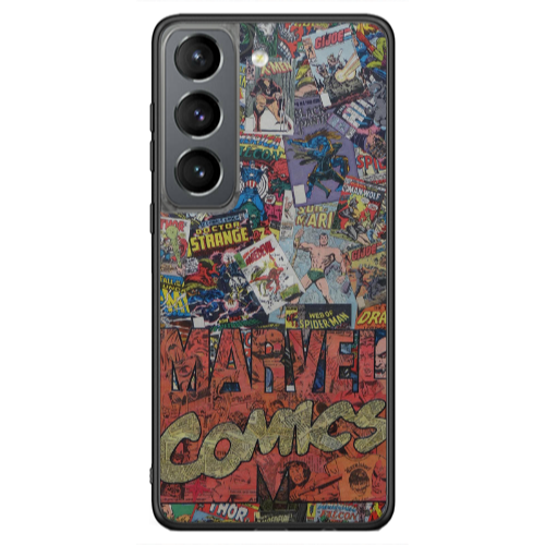 Samsung S21 Ultra Marvel comics Black Glossy Θήκη