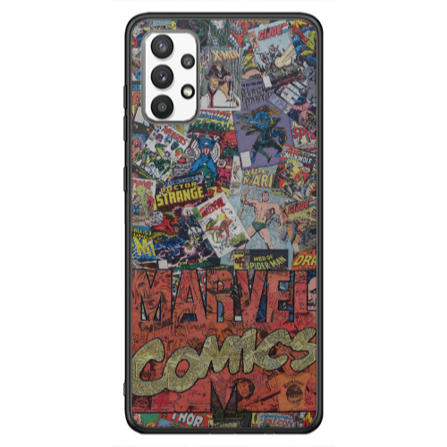 Samsung A13 4G Marvel comics Black Glossy Θήκη