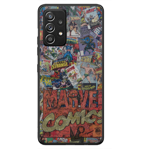 Samsung A53 Marvel comics Black Glossy Θήκη