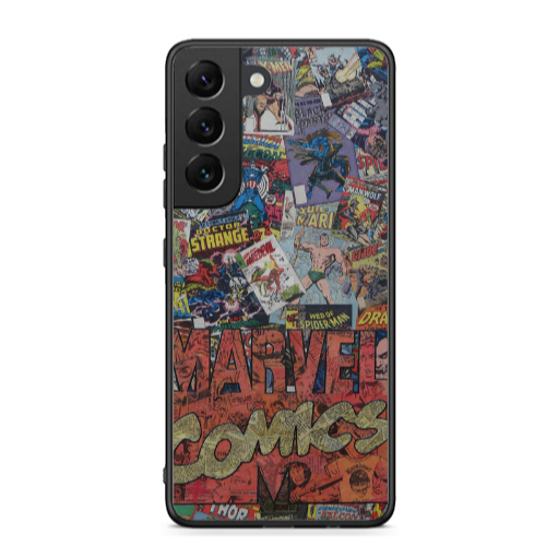 Samsung S22 Plus Marvel comics Black Glossy Θήκη