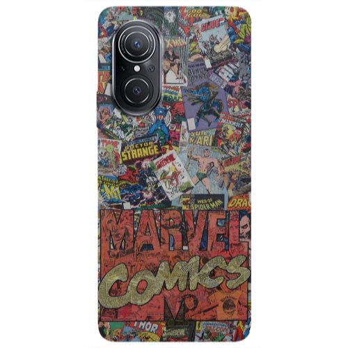 Huawei Nova 9 SE Marvel comics Transparent Silicone TPU Θήκη