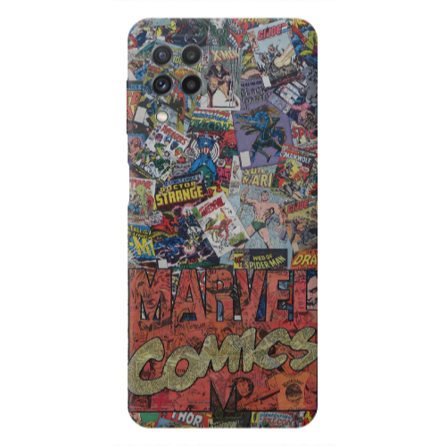 Samsung A22 4G Marvel comics Transparent Silicone TPU Θήκη