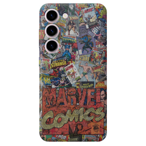 Samsung S23 Marvel comics Transparent Silicone TPU Θήκη