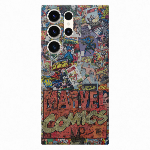 Samsung S23 Ultra Marvel comics Transparent Silicone TPU Θήκη