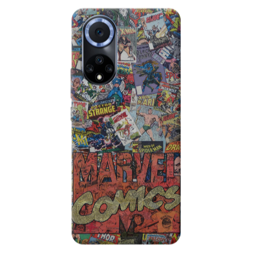 Huawei Nova 9 Marvel comics Transparent Silicone TPU Θήκη