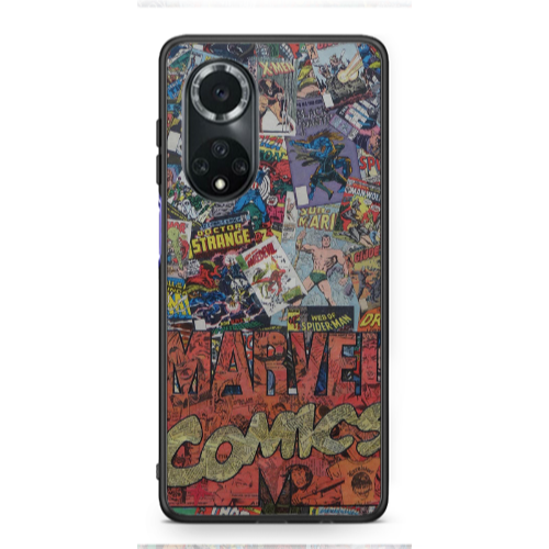 Huawei Nova 9 Marvel comics Black Glossy Θήκη