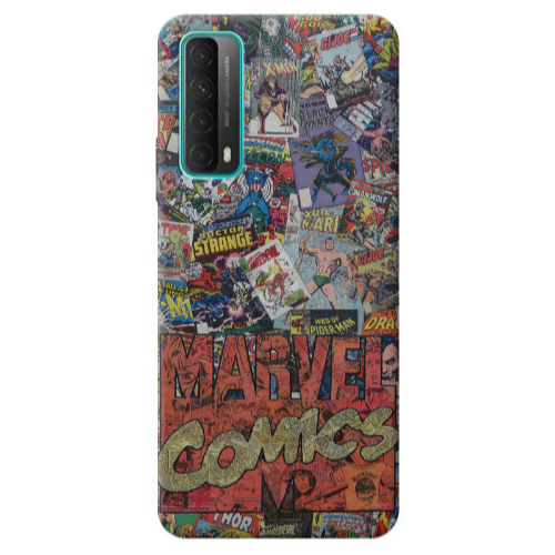 Huawei P Smart 2021 Marvel comics Transparent Silicone TPU Θήκη