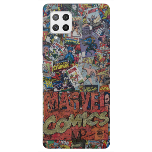 Samsung A42 5G Marvel comics Transparent Silicone TPU Θήκη