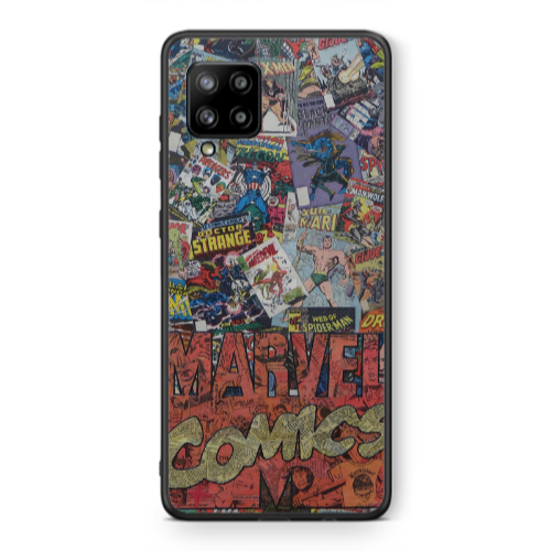 Samsung A42 5G Marvel comics Black Glossy Θήκη