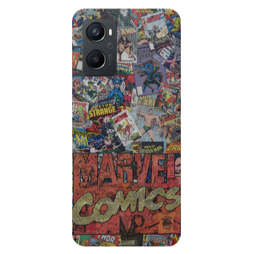Oppo A 96 Marvel comics Transparent Silicone TPU Θήκη