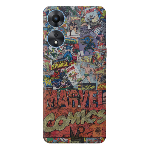 Oppo A 98 Marvel comics Transparent Silicone TPU Θήκη