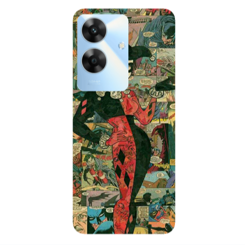 Realme Note 60 Joker girl Transparent Silicone TPU Θήκη