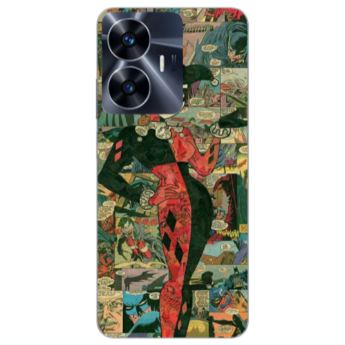 Realme Note 50 Joker girl Transparent Silicone TPU Θήκη