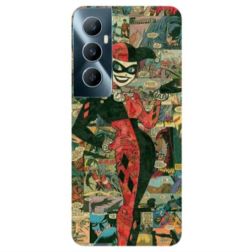 Realme C65 Joker girl Transparent Silicone TPU Θήκη