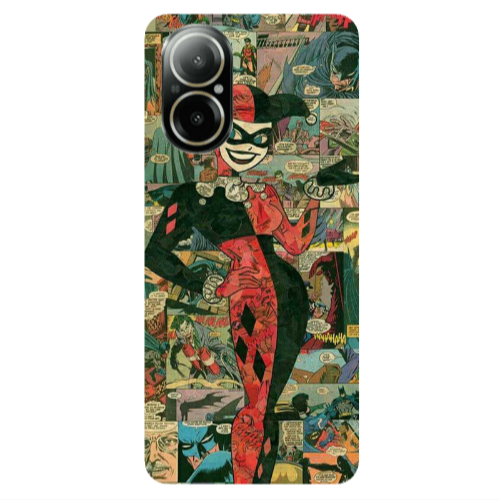 Realme C67 Joker girl Transparent Silicone TPU Θήκη