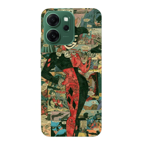 Oppo 14 F Joker girl Transparent Silicone TPU Θήκη