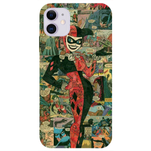 Apple iPhone 11  Joker girl Transparent Silicone TPU Θήκη