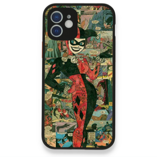 Apple iPhone 12 Joker girl Black Glossy Θήκη