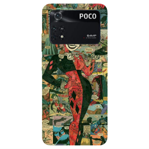 Xiaomi Poco M4 Pro 4G Joker girl Transparent Silicone TPU Θήκη