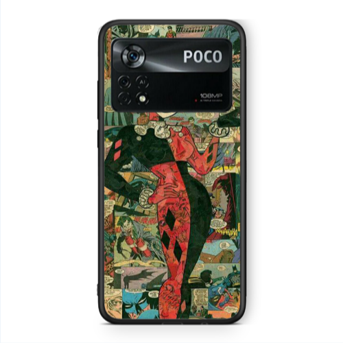 Xiaomi Poco X4 Pro Joker girl Black Glossy Θήκη