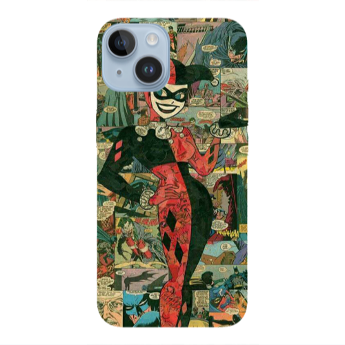 Apple iPhone 14  Joker girl Transparent Silicone TPU Θήκη