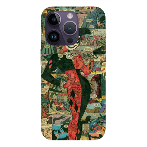 Apple iPhone 14 Pro  Joker girl Transparent Silicone TPU Θήκη