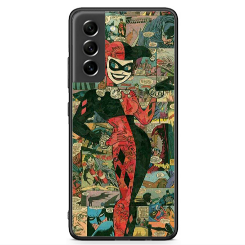 Samsung S21 FE Joker girl Black Glossy Θήκη