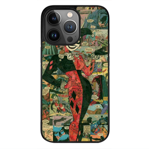 Apple iPhone 12 Pro Joker girl Black Glossy Θήκη