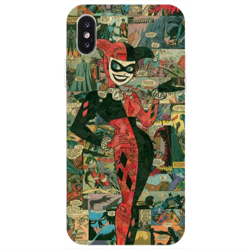 Apple iPhone Xs Max Joker girl Transparent Silicone TPU Θήκη