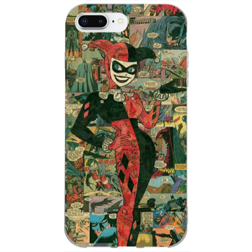 Apple iPhone 7 Plus Joker girl Transparent Silicone TPU Θήκη