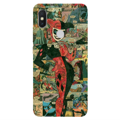 Xiaomi Redmi S2 Joker girl Transparent Silicone TPU Θήκη