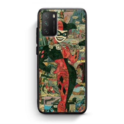 Xiaomi Poco M3 Joker girl Black Glossy Θήκη