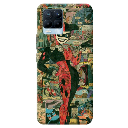 Realme 8 Pro Joker girl Transparent Silicone TPU Θήκη