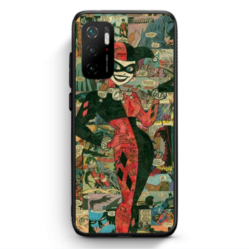 Xiaomi Poco M3 Pro Joker girl Black Glossy Θήκη