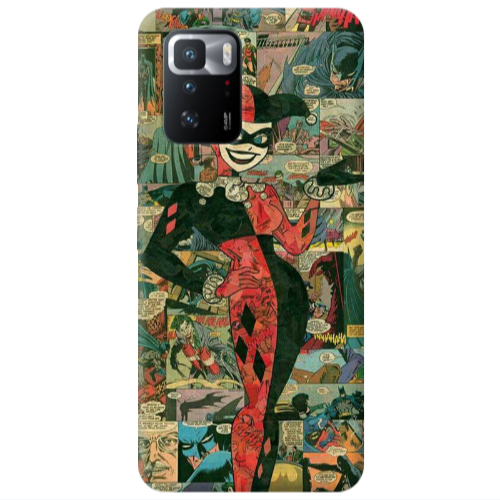 Xiaomi Poco X3 GT Joker girl Transparent Silicone TPU Θήκη