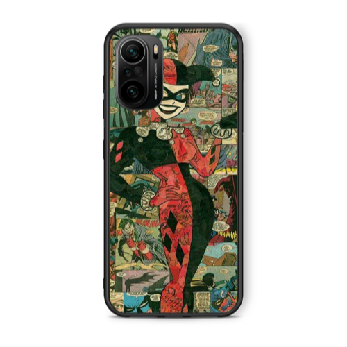 Xiaomi Poco F3 Joker girl Black Glossy Θήκη