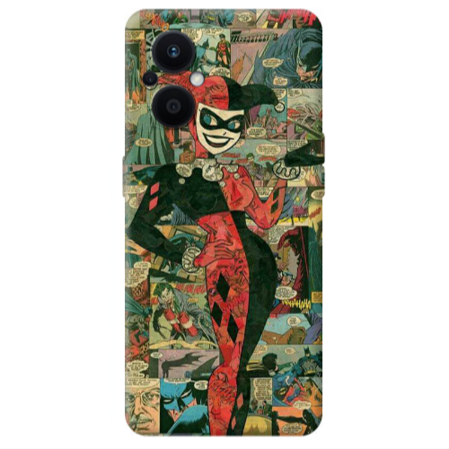 Oppo Reno 7 Lite Joker girl Transparent Silicone TPU Θήκη
