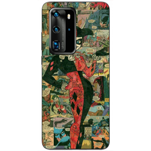 Huawei P40 Pro Joker girl Transparent Silicone TPU Θήκη