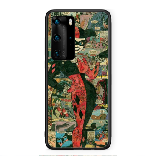 Huawei P40 Pro Joker girl Black Glossy Θήκη