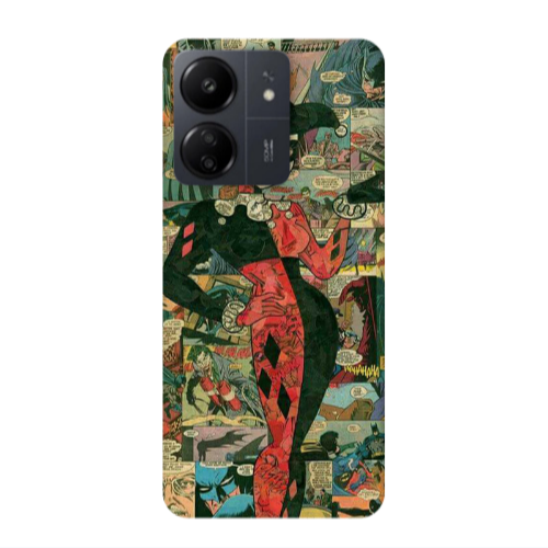 Xiaomi Redmi 13C Joker girl Transparent Silicone TPU Θήκη
