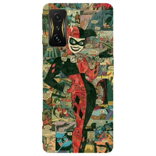 Xiaomi Poco F4 Gt Joker girl Transparent Silicone TPU Θήκη