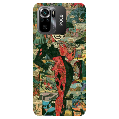 Xiaomi Poco M5 s Joker girl Transparent Silicone TPU Θήκη