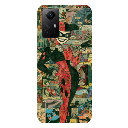 Xiaomi Redmi Note 12s Joker girl Transparent Silicone TPU Θήκη